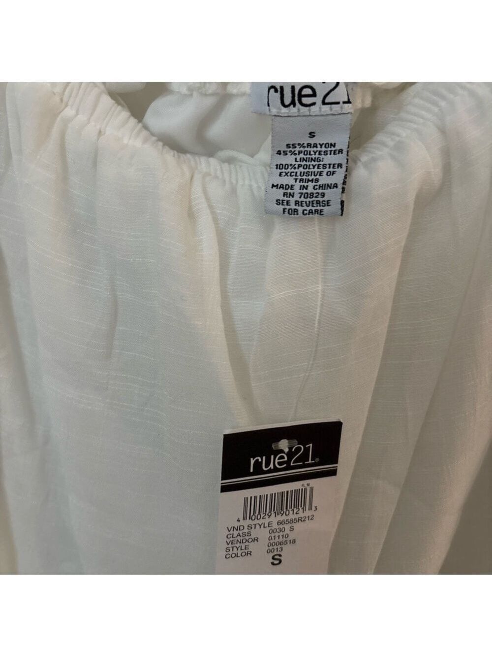 NWT-Rue21 Women's Off Shoulder Blouse - Picture 11 of 11